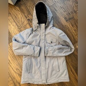 Roxy Women's Billie WarmFlight Insulated Ski Snow Jacket Heather Grey X-Large